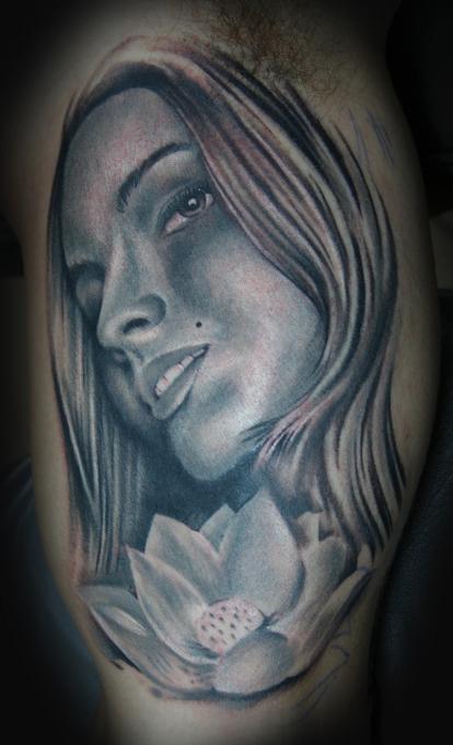 Tattoos - Gray Girl Tattoo - 29041