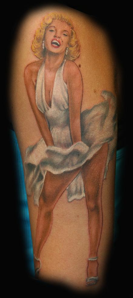 Stevie Monie - Marilyn Monroe Tattoo