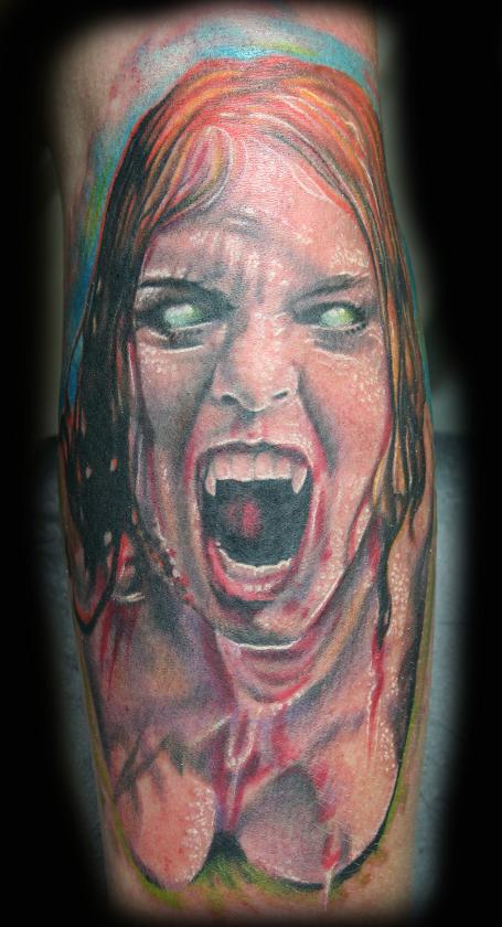 Vampire Girl by Stevie Monie: TattooNOW Vampire Girl by Stevie Monie: TattooNOW