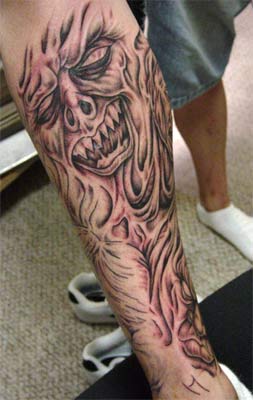 Stevie Monie - Demon Leg Sleeve