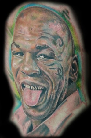 Tattoos - Mike Tyson Tattoo - 40637