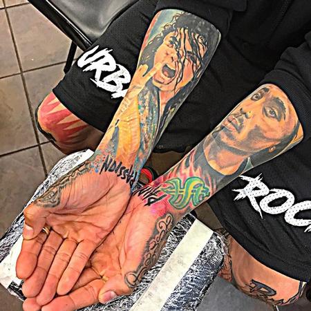 Tattoos - X-Factor Contestand David Correy’s got a lot of tattoo work - 145784