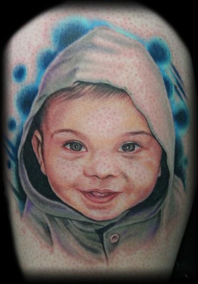 Tattoos - Allison's Son Portrait - 51878