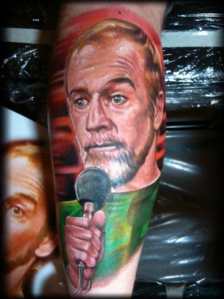 Stevie Monie - George Carlin at Carnegie Hall Tattoo