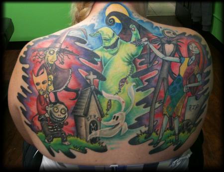 Stevie Monie - Nightmare Before Christmas Back Piece 