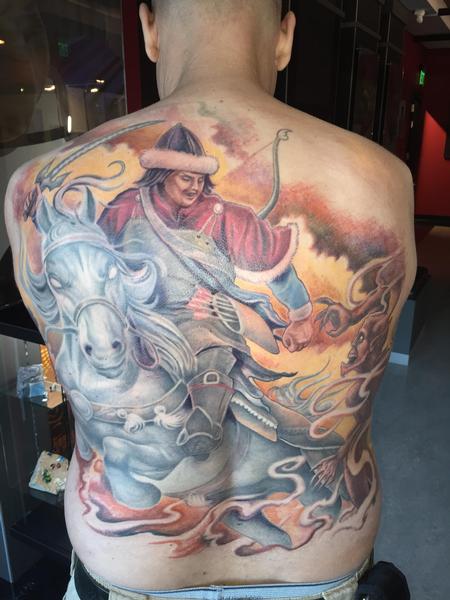 Stevie Monie - Hungarian Warrior Backpiece