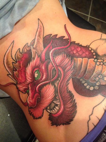 Stevie Monie - Crimson Dragon Tattoo 