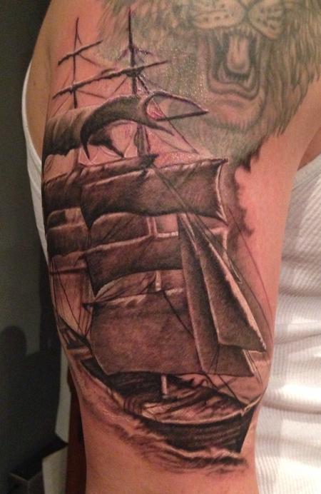 Stevie Monie - Clipper Ship Tattoo