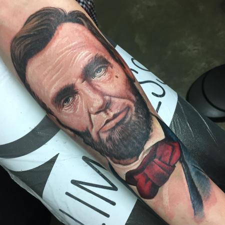 Tattoos - Abraham Lincoln Tattoo - 104528