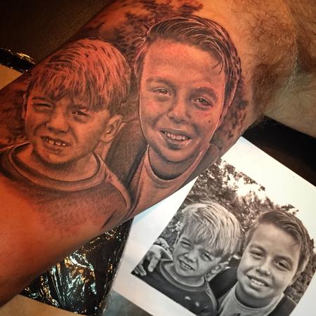 Stevie Monie - Family Portrait Tattoo