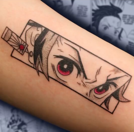 Tattoos - Demon Slayer Tanjiro - 144061