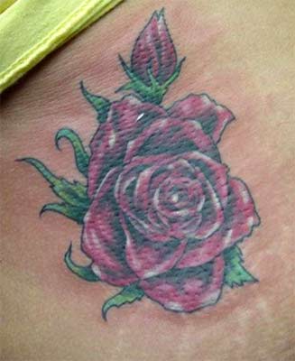 Tattoos - Red rose - 20956