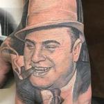 Tattoos - Al Capone Hand Tattoo - 137482