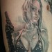 Tattoos - Girl with a Gun Tattoo - 43202