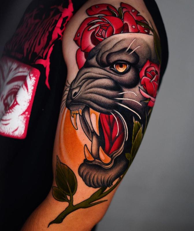 50 Best Panther Tattoo Designs and Meanings  Saved Tattoo