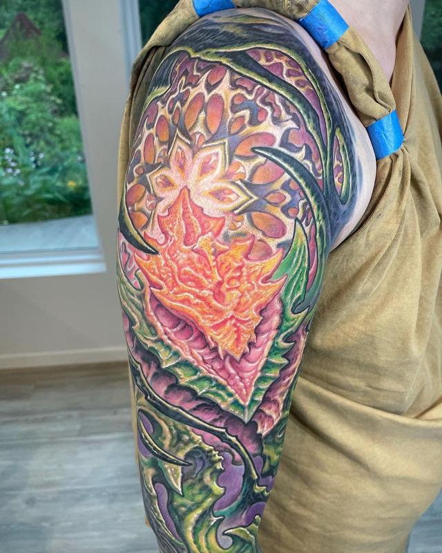 Mindtree Arm Sleeve by Guy Aitchison TattooNOW