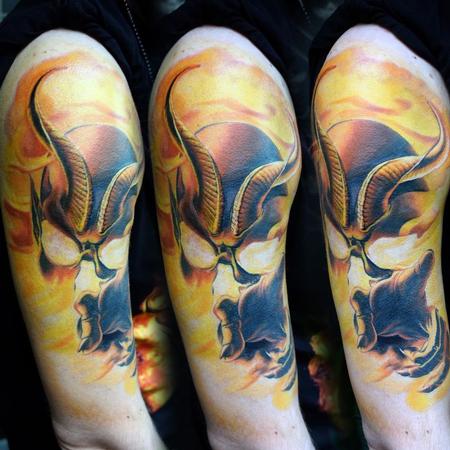 Alan Aldred - Mercyful Fate Tattoo