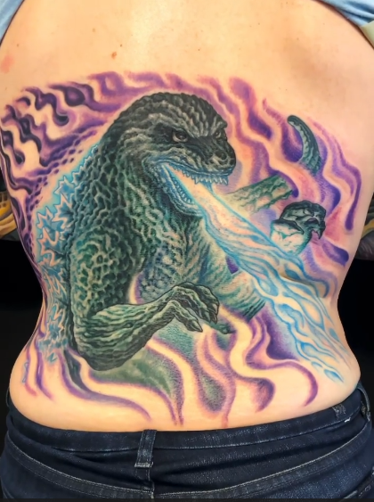 Tattoos - Godzilla Backpiece - 144258