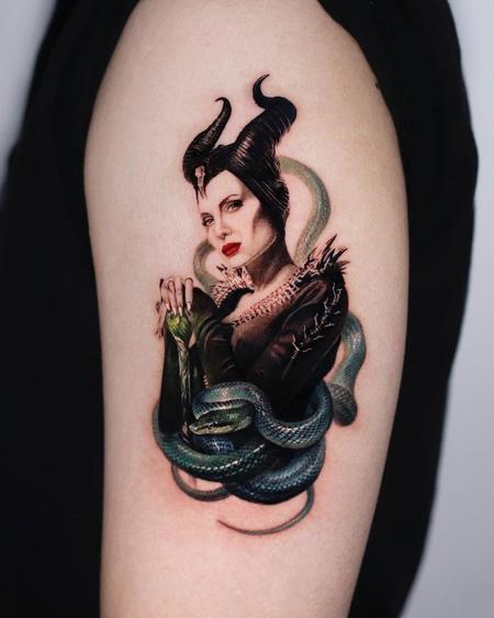 Hyeonhwa Kim Dokhwa - Maleficent Tattoo