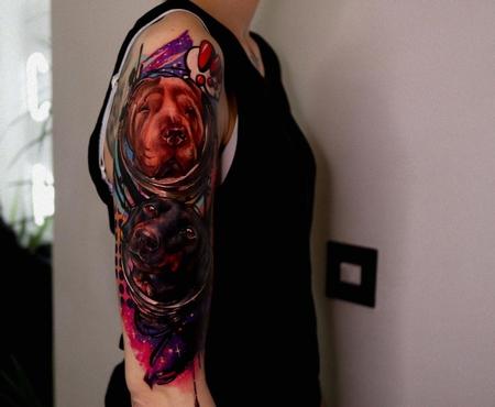Tattoos - Space Dogs Sleeve - 144164