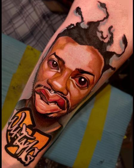 Nick Mitchell - Wu-Tang Clan Forearm Caricature