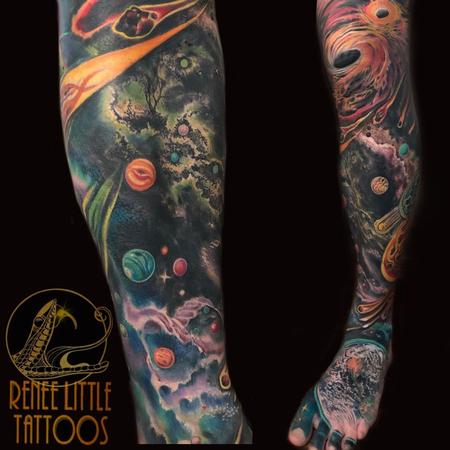 Tattoos - Galaxy Destruction Sleve - 144551