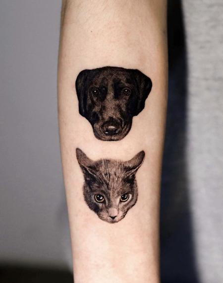 Realism Pet Portraits Tattoo Design Thumbnail