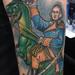 Tattoos - custom George Washington riding velociraptor - 86597
