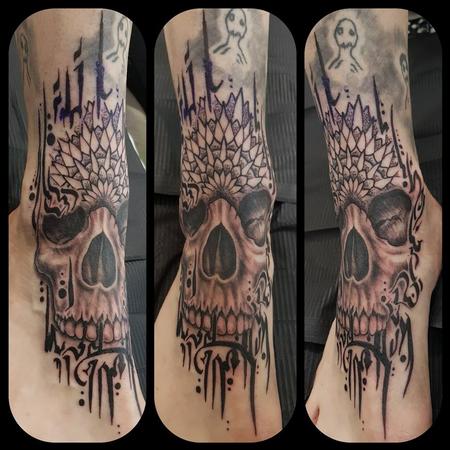 Tattoos - Skull mandala - 133706
