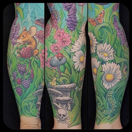 Tattoos - Nature Leg Sleeve - 134472