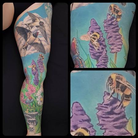Tattoos - Nature Leg Sleeve - 134471