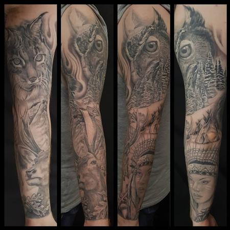 Tattoos - North American Sleeve - 139328