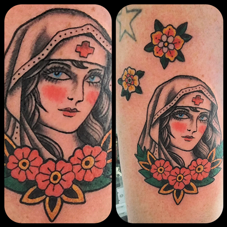 Tattoos - Traditional Nurse  - 145697