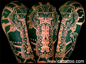 Tattoos - Tahitian Mask - 18810