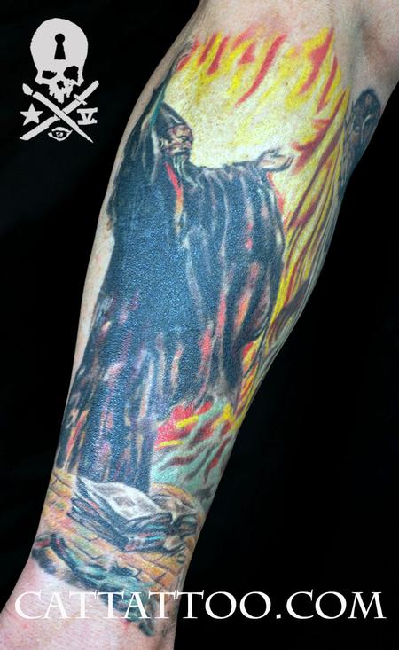 Tattoos - Frazetta Wizard - 115199