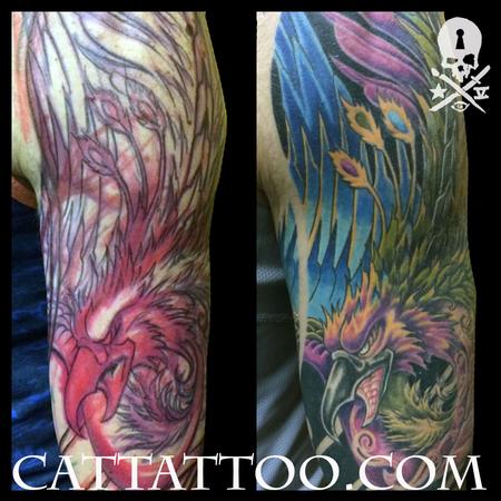 Tattoos - Japanese Phoenix Sleeve - 115185