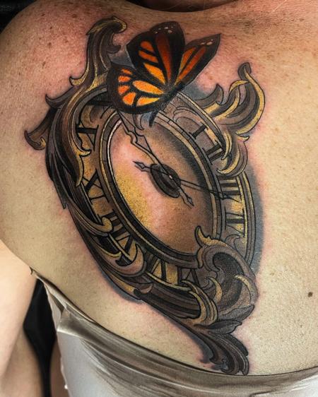 Tommy Helm - Clock Tattoo