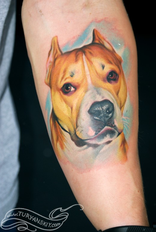 Dog portrait by Oleg Turyanskiy: TattooNOW