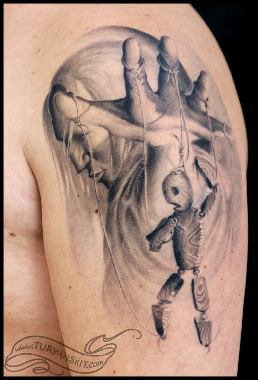 Anyone remember puppet master my Favorite horror movie done by Rob at skin  deep NY  rtattoo