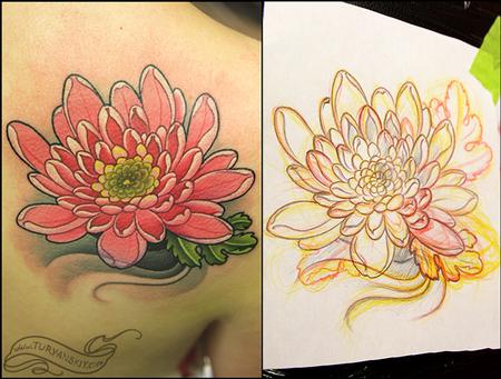 Tattoos - Chrysanthemum - 70324