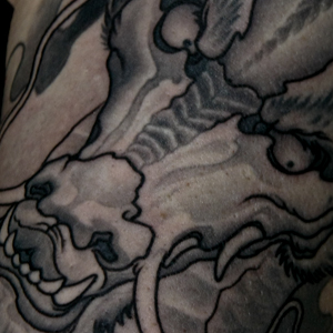 Tattoos - Two oriental dragons sleeve - 75276