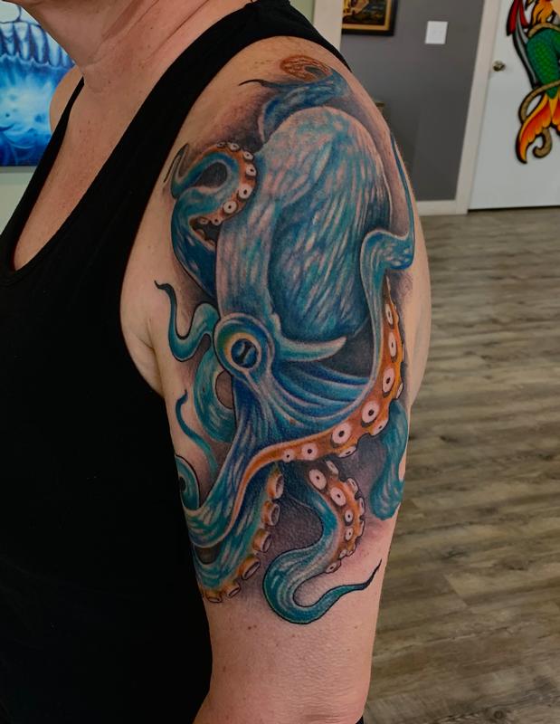 Ass octopus tattoo 125 Magnificent