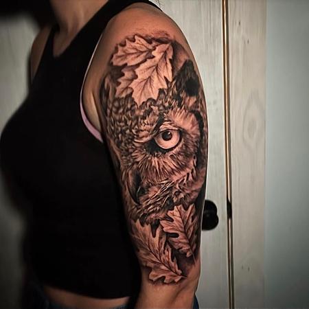 Tattoos - Owl - 143929
