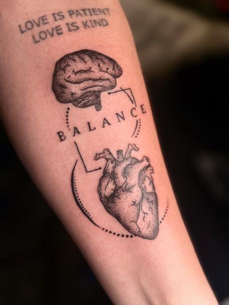 Balance tattoo by Faelan at Unify Tattoo Company