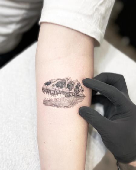 T-Rex Skull Tattoo
