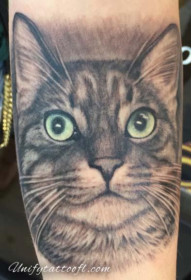 Tattoos - Memorial Cat Portrait - 129363