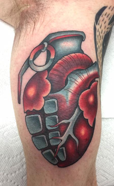 Tattoos - Grenade Heart - 134944
