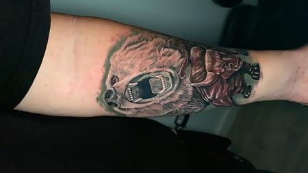 Tattoos - Bear and Bull - 144225