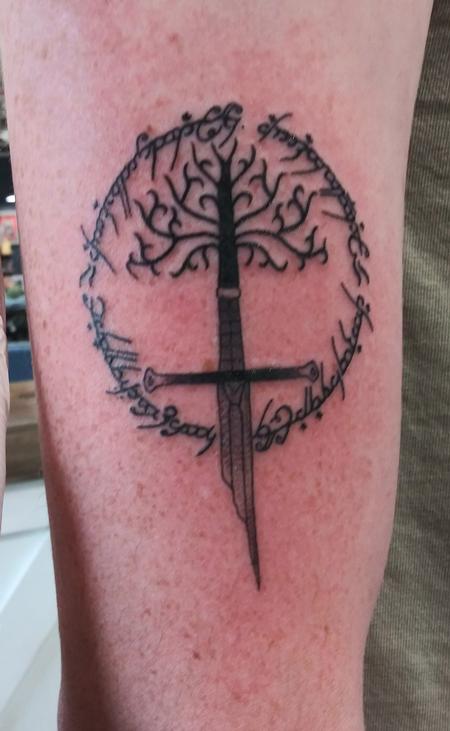 lord of the rings tattoos tree