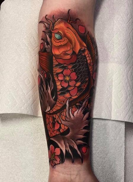 Tattoos - Koi on the forearm - 144879